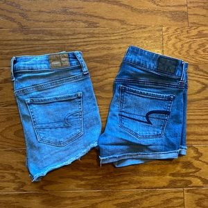American Eagle Stretchy Denim Shorts